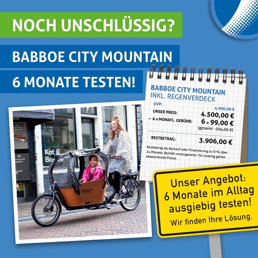 Babboe City Mountain Testaktion