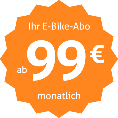 Ihr E-Bike-Abo ab 99 € monatlich